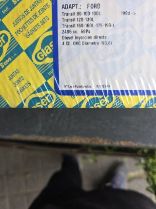 Juego Juntas Culata Glaser Ford Transit