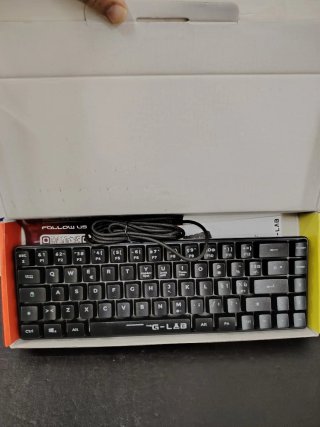 Teclado The G- Lab Key Hydrogen Black
