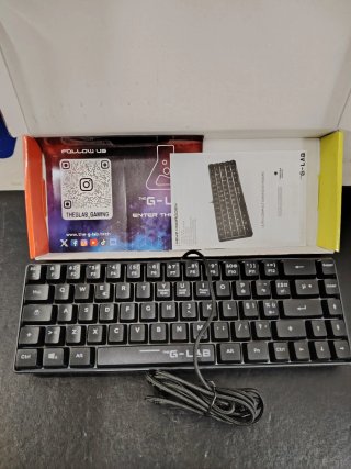 Teclado The G- Lab Key Hydrogen Black