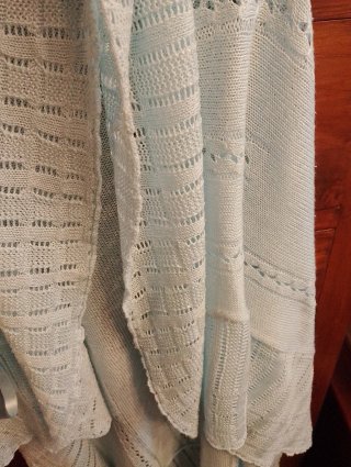 Toquilla bebé azul