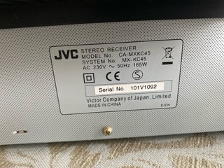 Equipo de música JVC