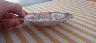 Piattino Porcellana Giapponese Imari Vintage