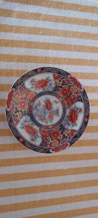 Piattino Porcellana Giapponese Imari Vintage
