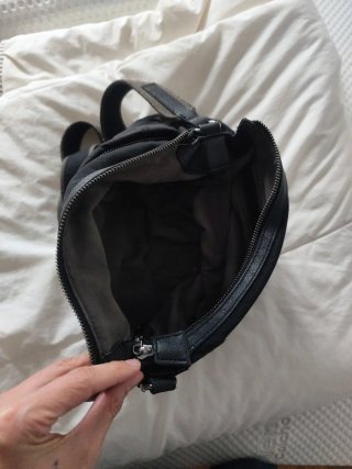 Bolso bandolera Abbacino negro y marrón