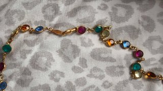 Conjunto Collar y Pulsera Multicolor