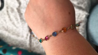 Conjunto Collar y Pulsera Multicolor