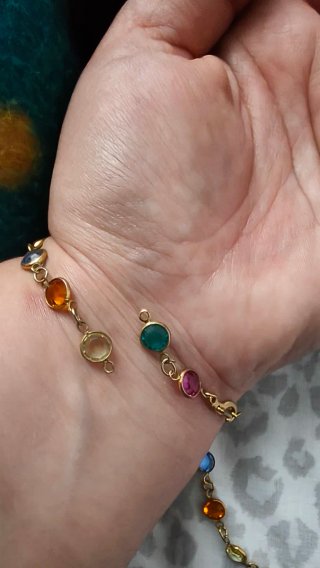Conjunto Collar y Pulsera Multicolor