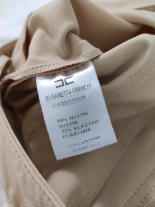 Pantaloni capri a vita bassa Elisabetta Franchi