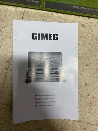 Cocina de gas Gimeg 3 fuegos