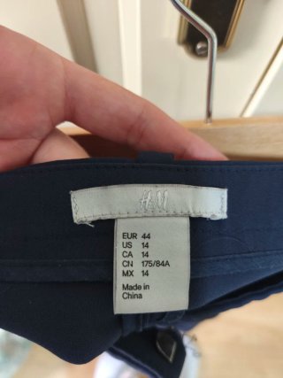Pantalón de vestir azul Hy?
