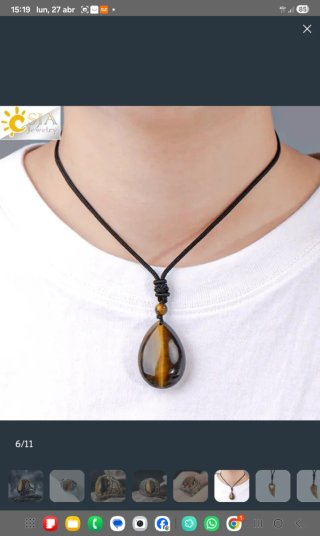 Anillo de Titanio con Piedra Ojo Tigre protector