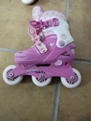 Patines en línea infantiles rosas