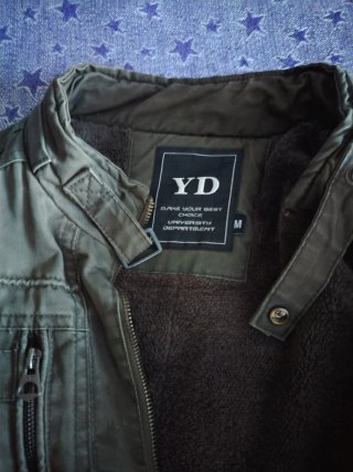 Chaqueta militar YD verde oliva