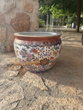Jarrón/Macetero Cerámica Multicolor