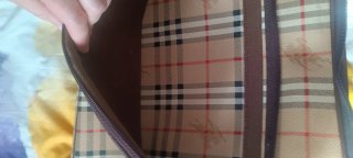 Valigia vintage Burberrys beige/marrone