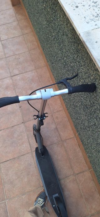Patinete gris