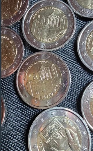 2€ España 2026 Inclusión, M.Poblet 2,40€ cada una