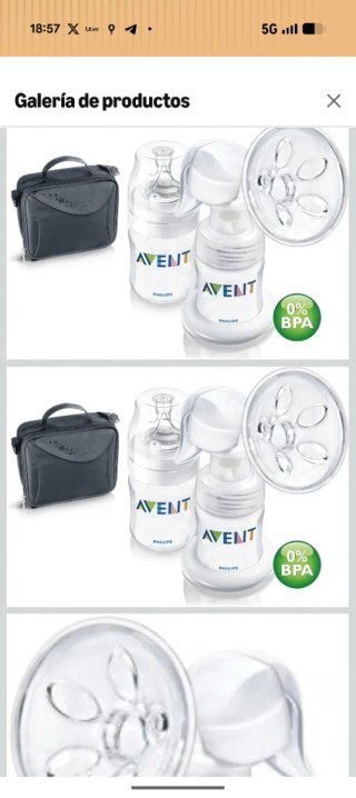 Regalo , dono, Sacaleches Manual Avent Philips 0%