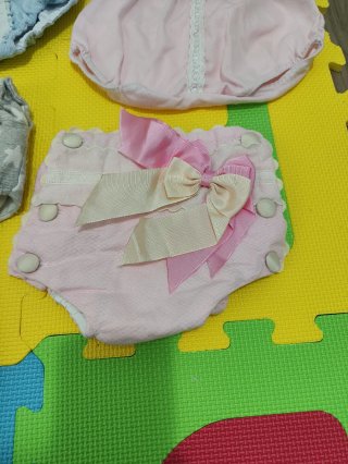 Pack 7 bragas cubre pañal bebé