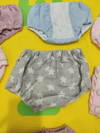 Pack 7 bragas cubre pañal bebé