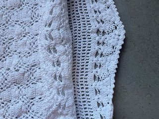 Top uncinetto DIVA bianco taglia unica