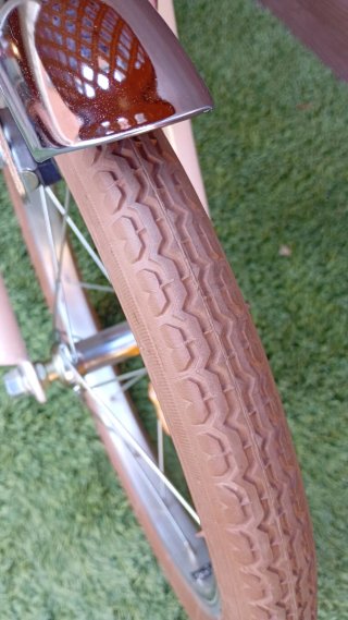 Bicicleta niña vintage rosa 16