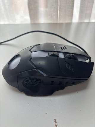Ratón Gaming USB LED Negro Multicolor