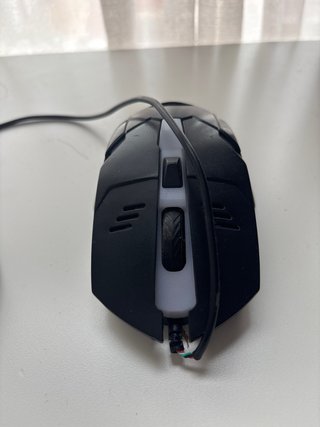 Ratón Gaming USB LED Negro Multicolor