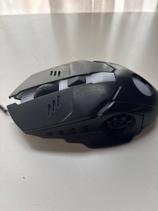 Ratón Gaming USB LED Negro Multicolor