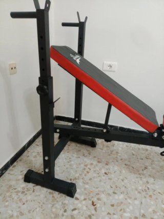Banco de Press de Banca Negro y Rojo