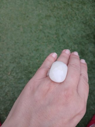 Anillo Bimba y Lola Piedra Blanca