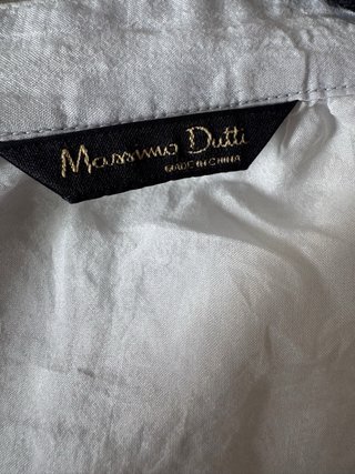 Massimo Dutti Silky Feel Blouse Short Sleeve