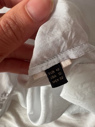 Massimo Dutti Silky Feel Blouse Short Sleeve