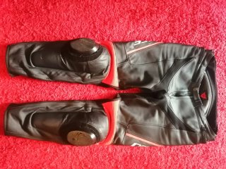 Pantalón Moto Dainese Negro/Rojo 54