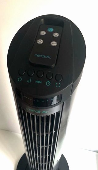 Ventilador Cecotec Torre Negro/Plata