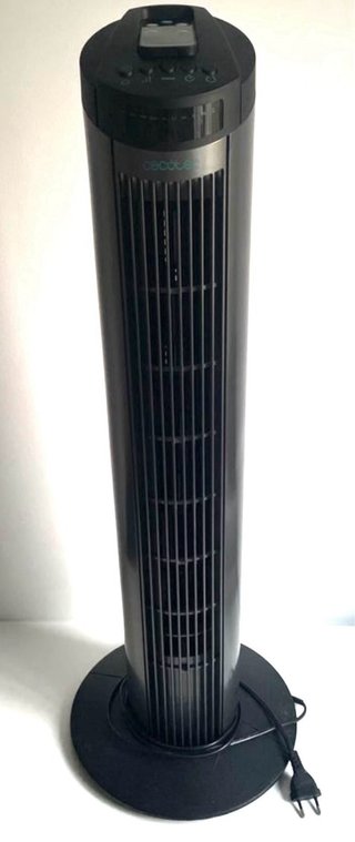 Ventilador Cecotec Torre Negro/Plata