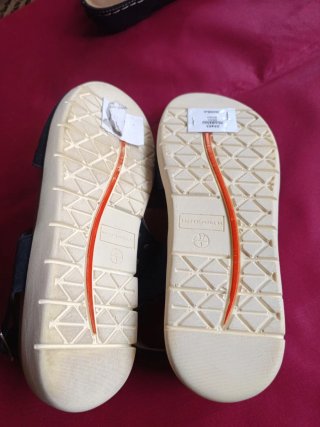 Sandalias Ortopédicas Azul y Plata