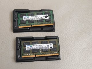 RAM Samsung 4GB DDR3 PC3-10600S Laptop, 8gb, 2x4.