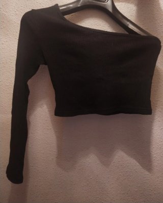 Set 2 Crop Tops Negros