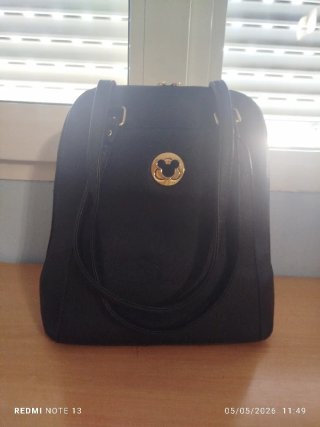 Sandalias de mujer negras y beige, regalo bolso