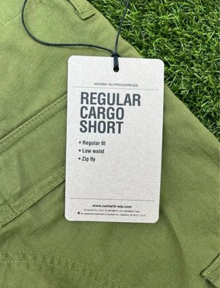 Pantalón corto cargo Carhartt verde