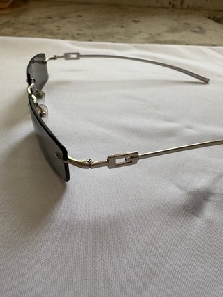 Gafas Gucci Vintage Grises y Plateadas