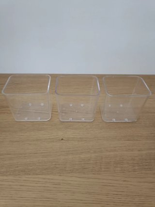 3 Cajas Organizadoras Transparentes Ikea
