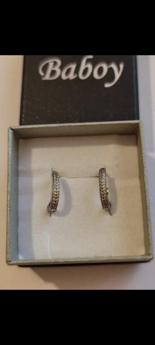 Pendientes plata Lay 925 de niña