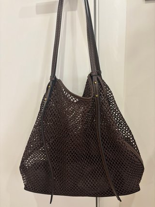 Bolso shopper marrón