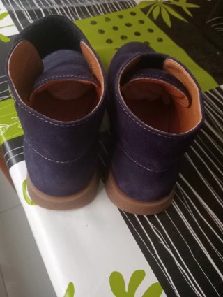 Scarpe per bambini blu e marrone