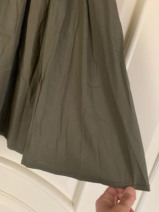 Gonna longuette verde oliva per donna Eclipse