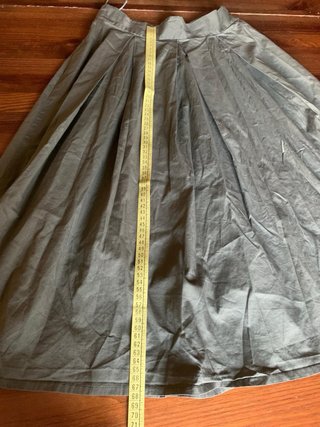 Gonna longuette verde oliva per donna Eclipse