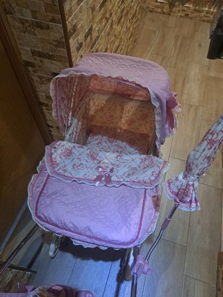 Coche de muñecas Inglesina rosa
