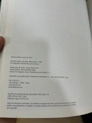 Un dia en elbulli